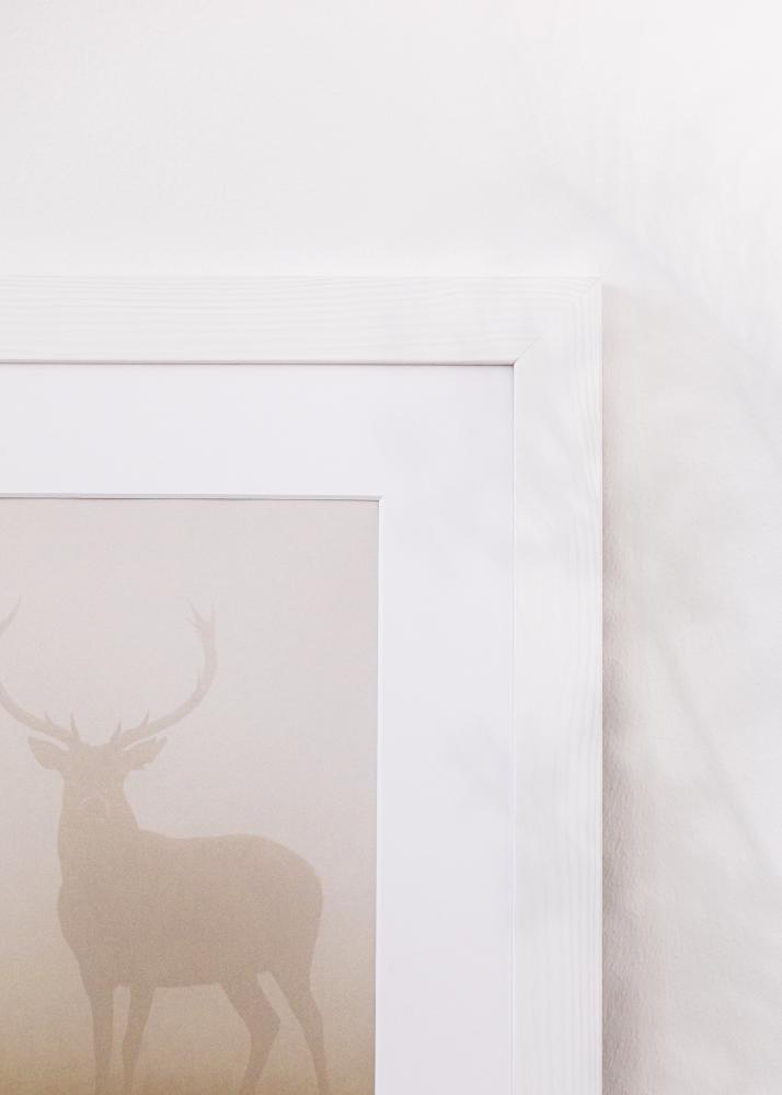 Jämtlands Ramfabrik Rahmen Sandra Acrylglas Weiß 40x60 cm