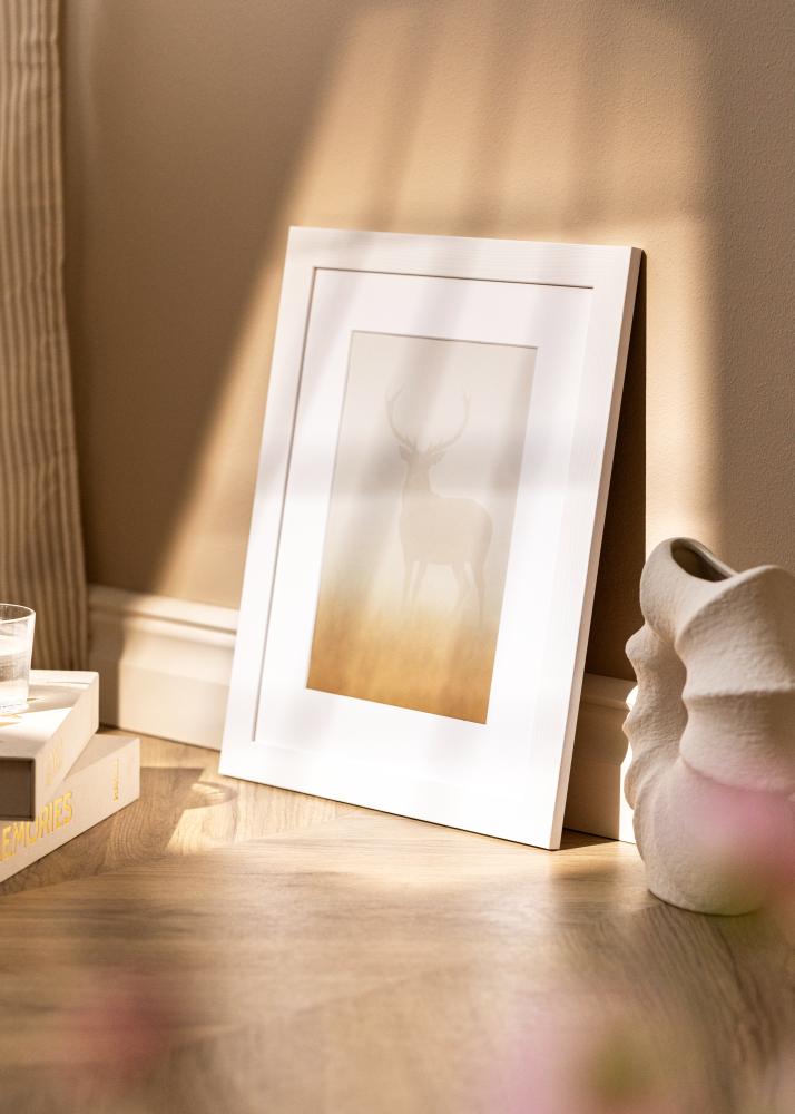 Jämtlands Ramfabrik Rahmen Sandra Acrylglas Weiß 40x60 cm