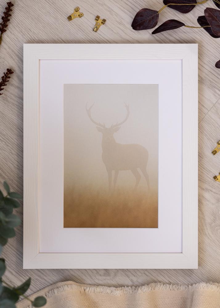 Jämtlands Ramfabrik Rahmen Sandra Acrylglas Weiß 40x60 cm