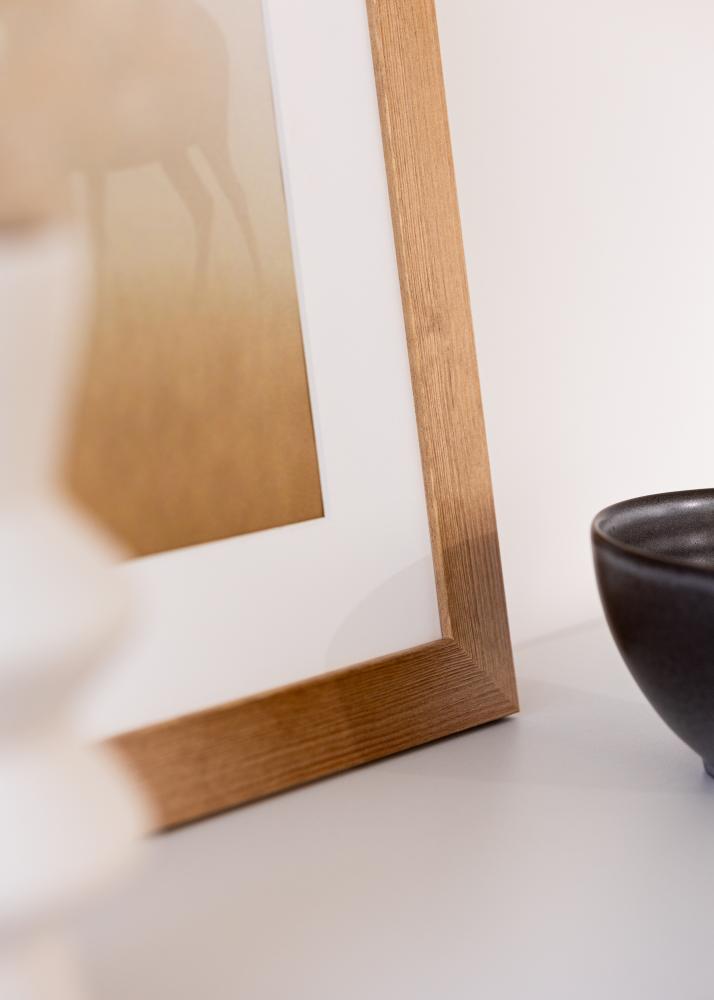 Jämtlands Ramfabrik Rahmen Sandra Acrylglas Eiche 40x60 cm