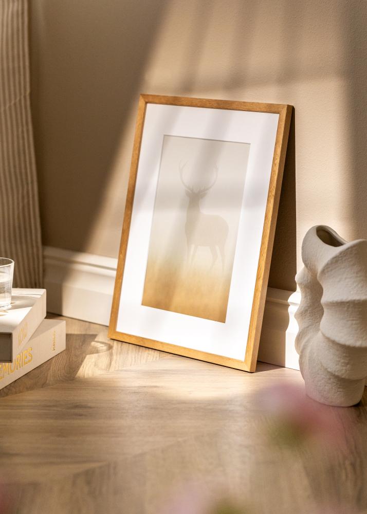 Jämtlands Ramfabrik Rahmen Tulipa Acrylglas Massiveiche 29,7x42 cm (A3)