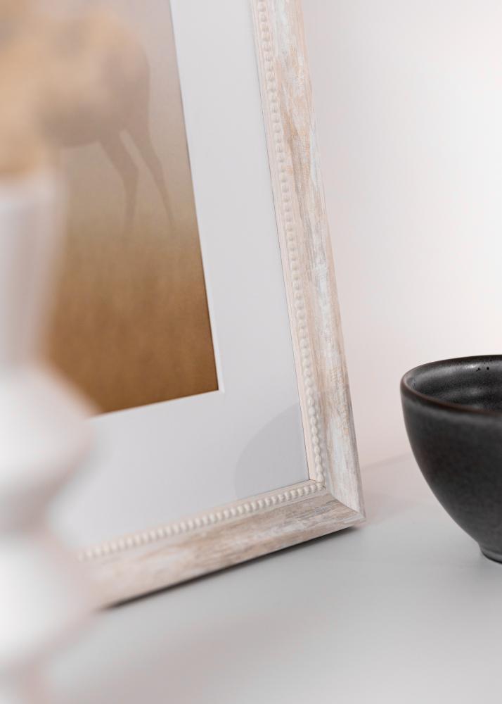 Jämtlands Ramfabrik Rahmen Soledad Acrylglas Weiß 40x60 cm