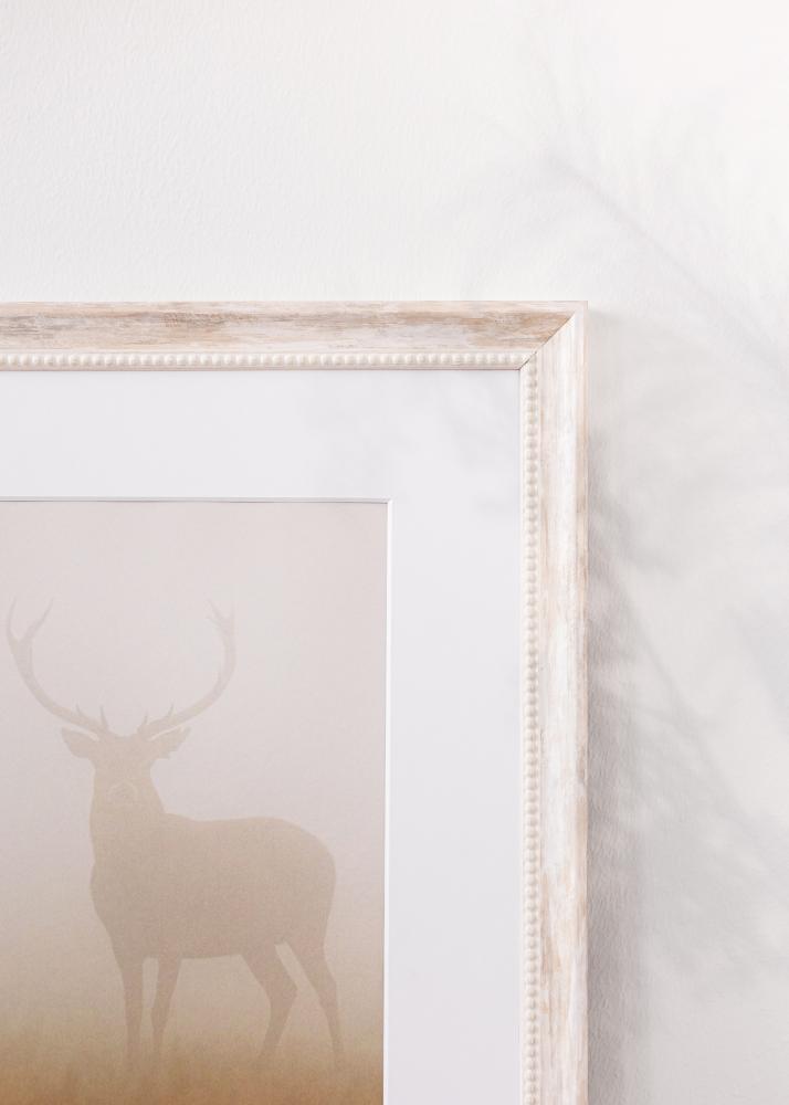 Jämtlands Ramfabrik Rahmen Soledad Acrylglas Weiß 40x60 cm