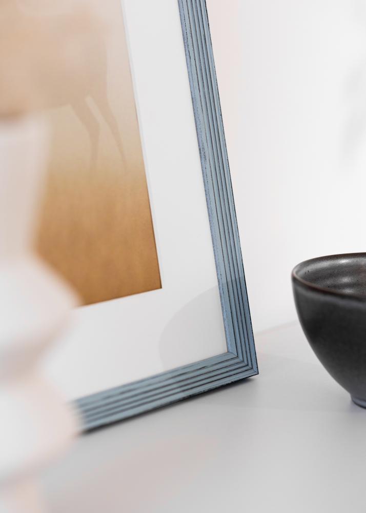 Jämtlands Ramfabrik Rahmen Tosca Acrylglas Blau 60x80 cm