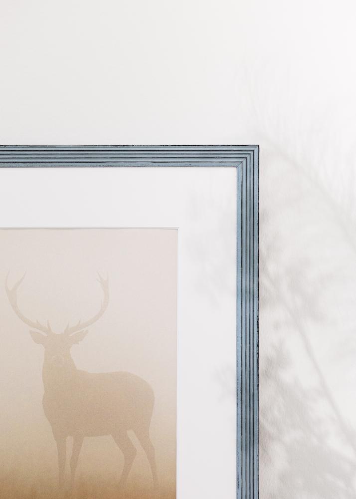 Jämtlands Ramfabrik Rahmen Tosca Acrylglas Blau 60x80 cm