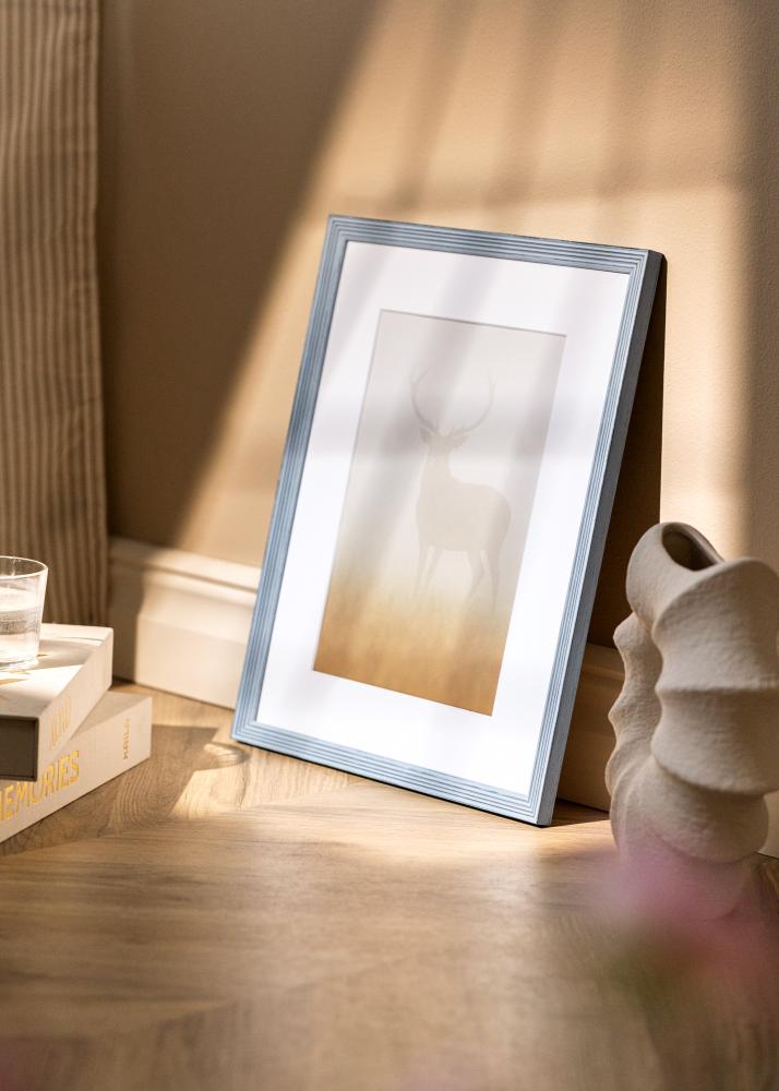 Jämtlands Ramfabrik Rahmen Tosca Acrylglas Blau 60x80 cm