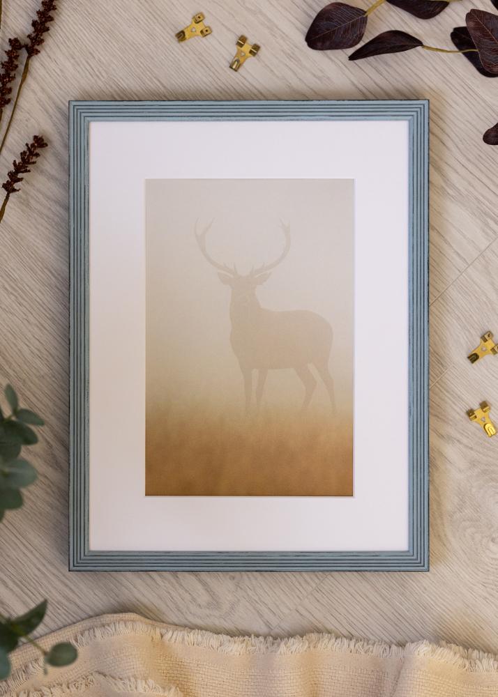 Jämtlands Ramfabrik Rahmen Tosca Acrylglas Blau 60x80 cm