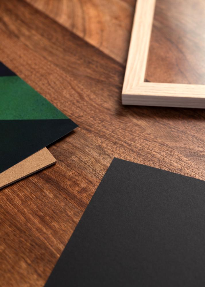 Egen tillverkning - Passepartouter Säurefreies Einlageblatt Schwarz - Maßgefertigt