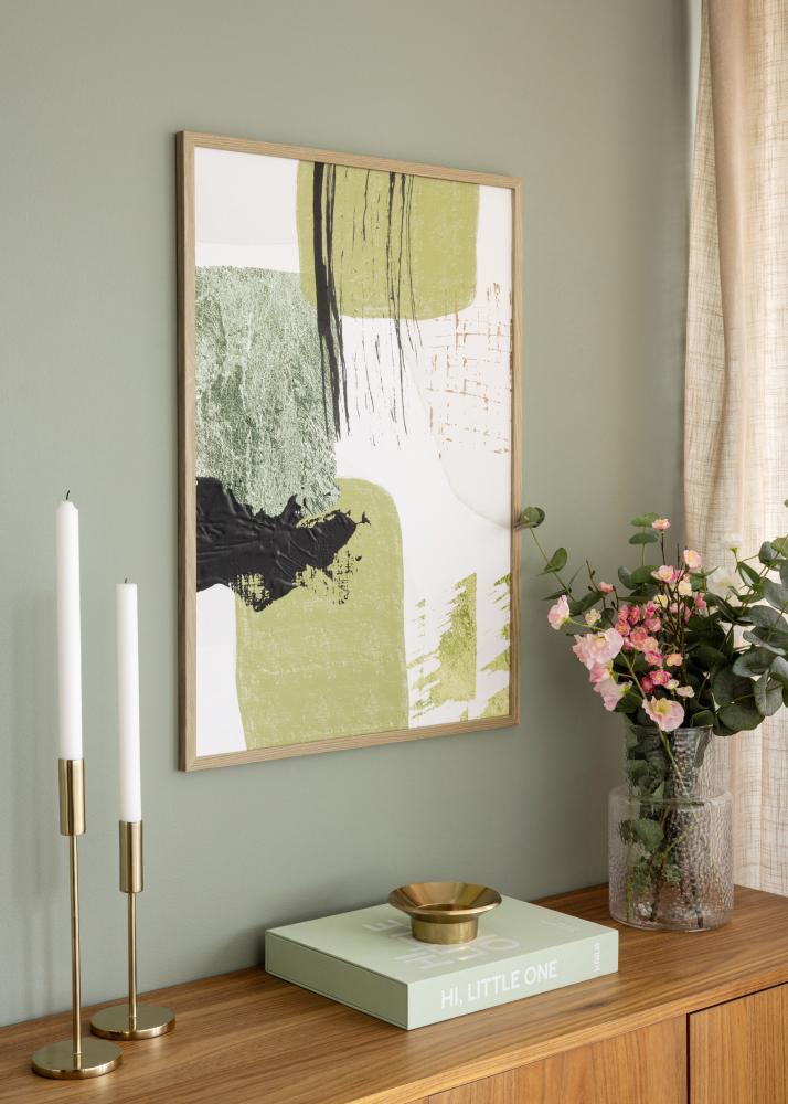 BGA Rahmen Trendy Acrylglas Eiche 48x64 cm