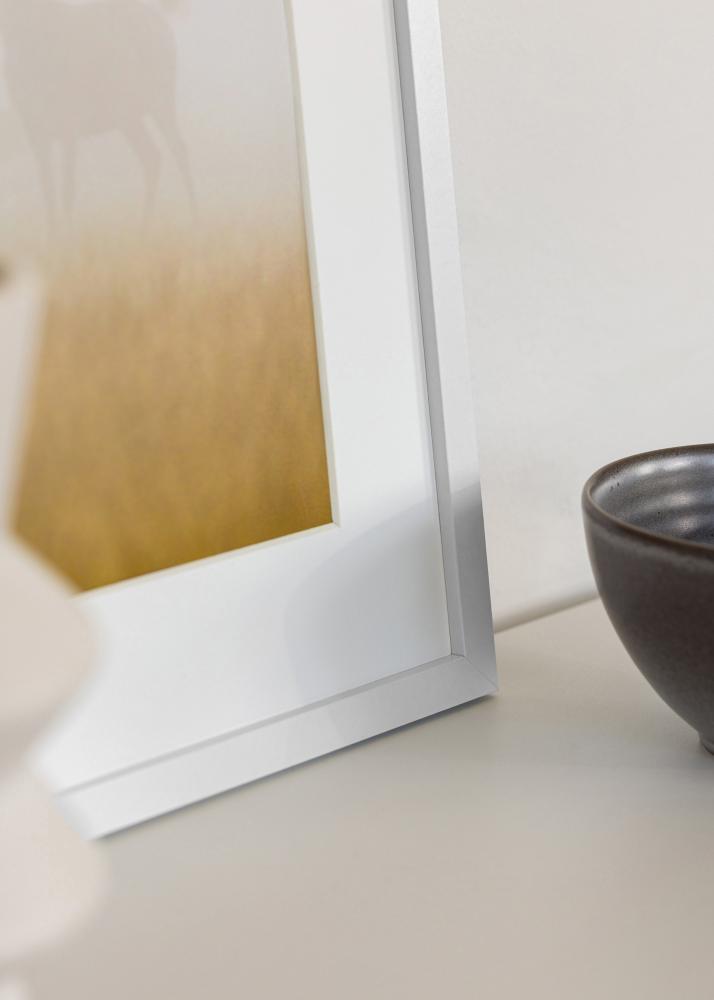 BGA Rahmen Trendy Acrylglas Weiß 21x29,7 cm (A4)