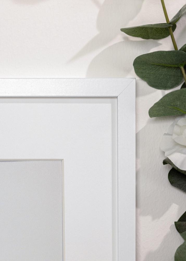 BGA Rahmen Trendy Acrylglas Weiß 21x29,7 cm (A4)