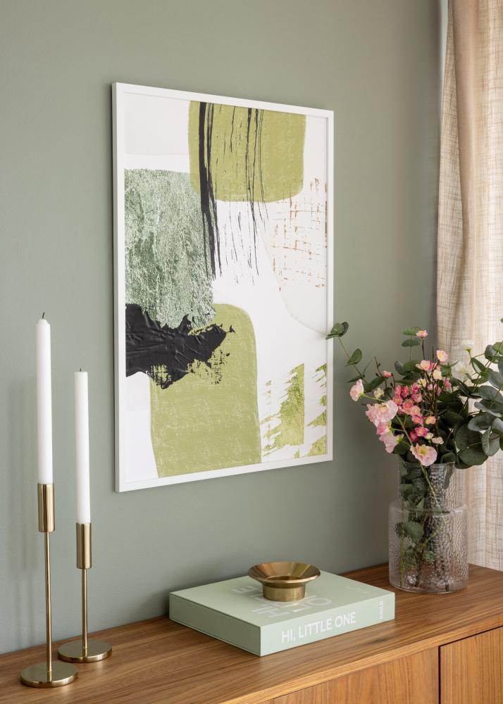 BGA Rahmen Trendy Acrylglas Weiß 21x29,7 cm (A4)