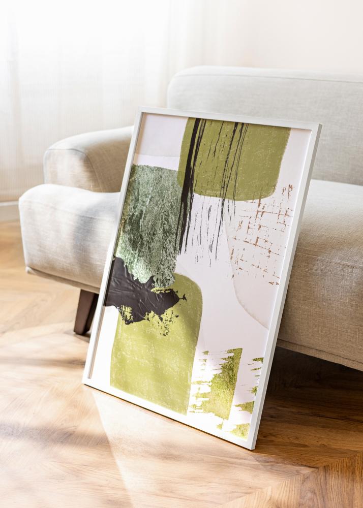 BGA Rahmen Trendy Acrylglas Weiß 21x29,7 cm (A4)