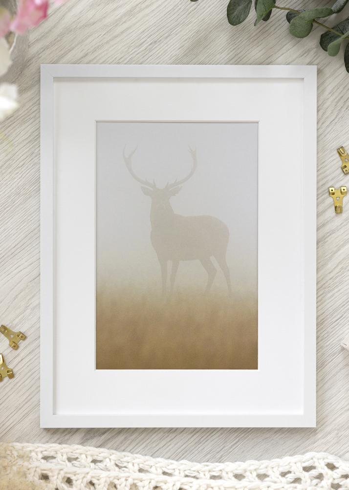 BGA Rahmen Trendy Acrylglas Weiß 21x29,7 cm (A4)