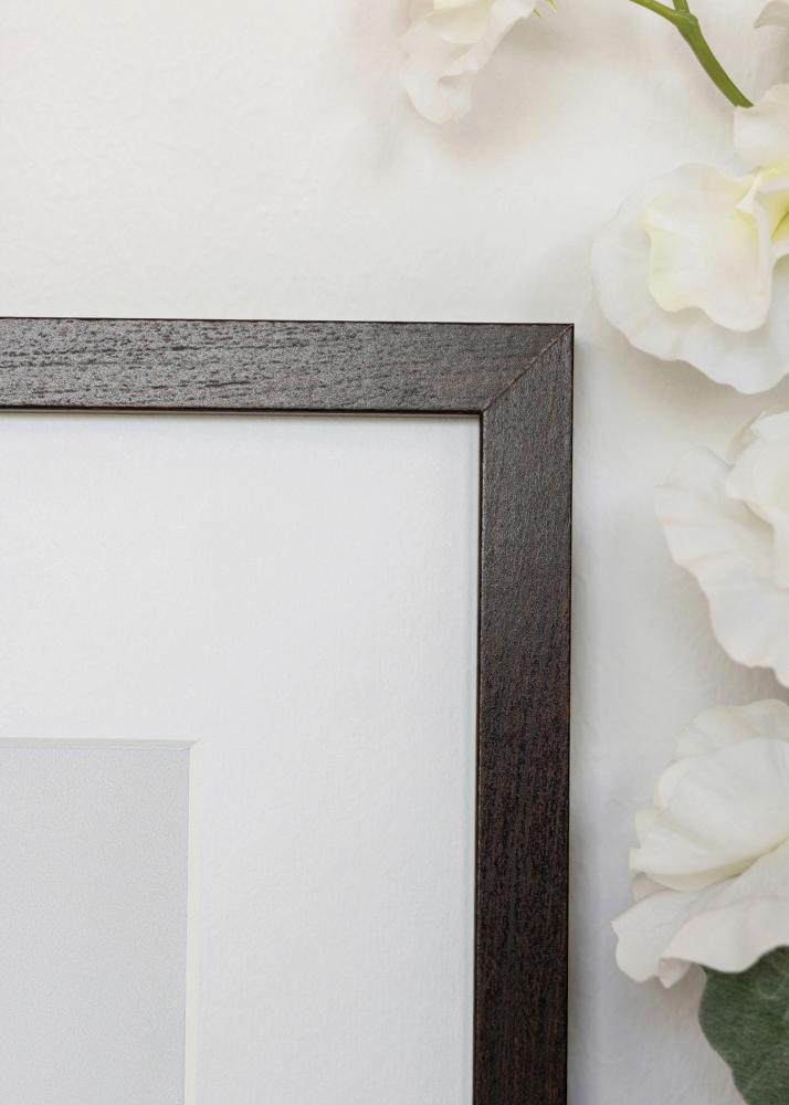 BGA Rahmen Trendy Acrylglas Walnuss 48x64 cm