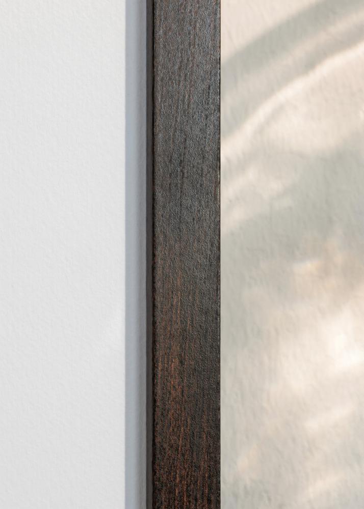 BGA Rahmen Trendy Acrylglas Walnuss 48x64 cm