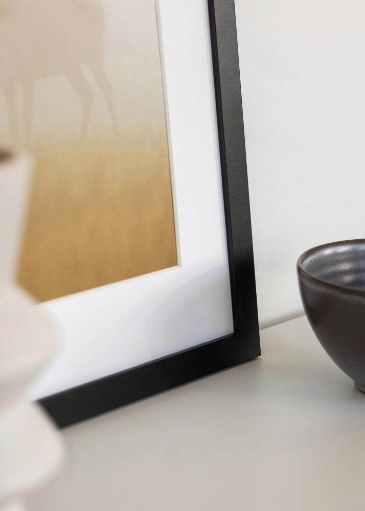 BGA Rahmen BGA Classic Acrylglas Schwarz 50x75 cm