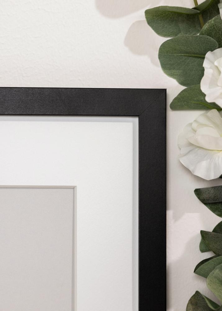 BGA Rahmen BGA Classic Acrylglas Schwarz 50x75 cm