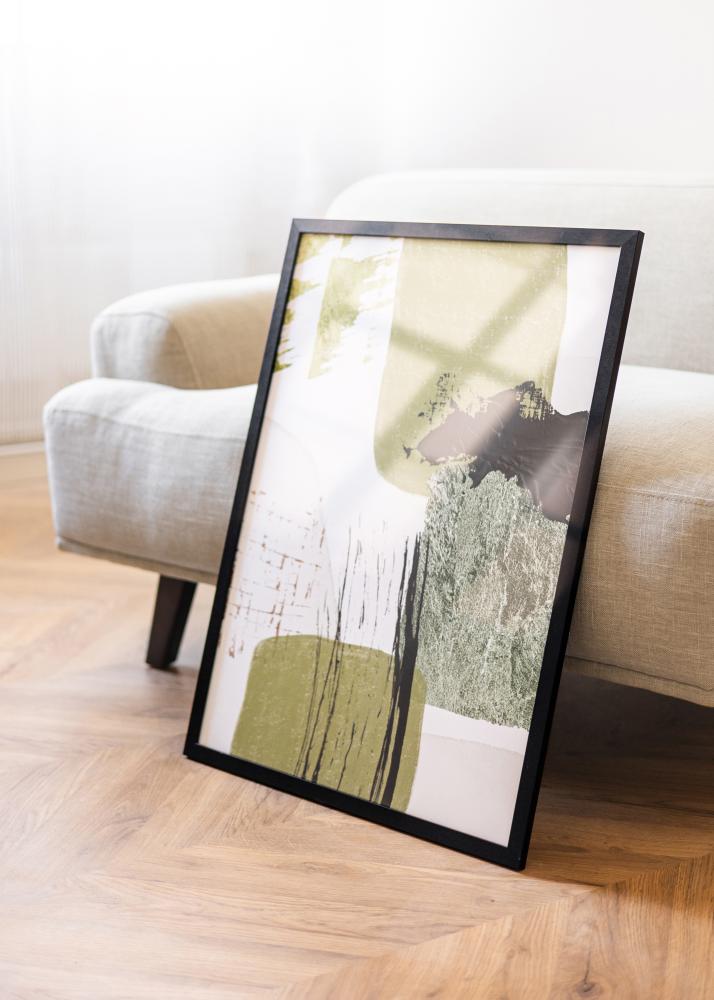 BGA Rahmen BGA Classic Acrylglas Schwarz 50x75 cm