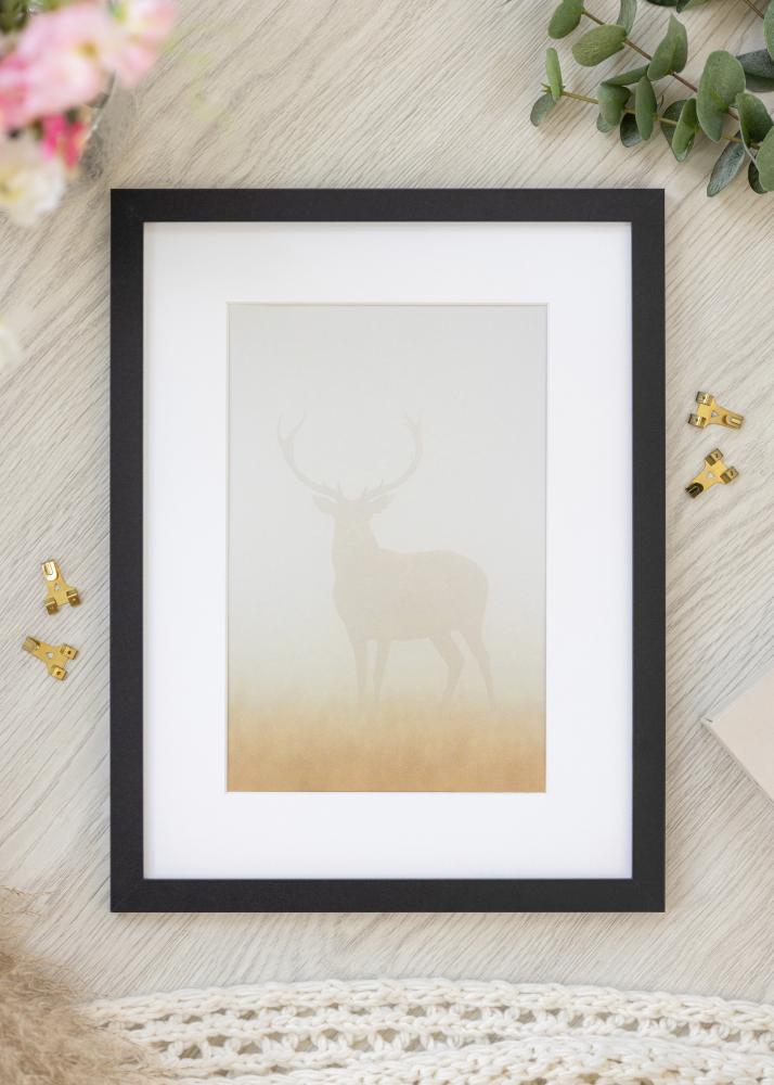 BGA Rahmen BGA Classic Acrylglas Schwarz 50x75 cm