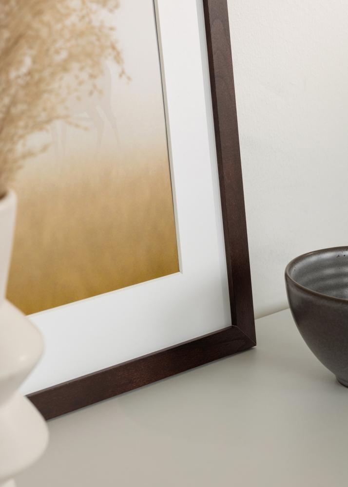 BGA Rahmen BGA Classic Acrylglas Walnuss 60x60 cm