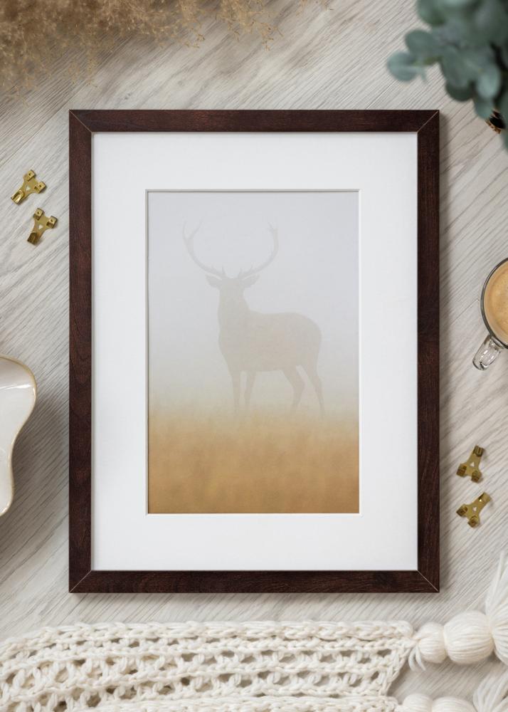 BGA Rahmen BGA Classic Acrylglas Walnuss 60x60 cm