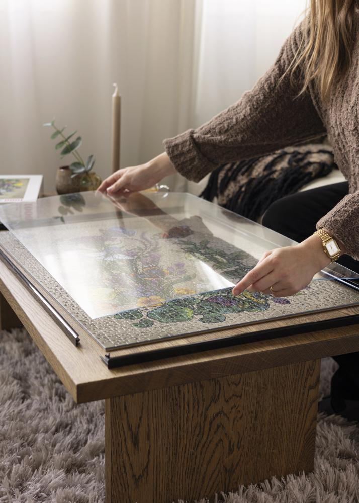 Innova Puzzle-Rahmen Schwarz 60x80 cm