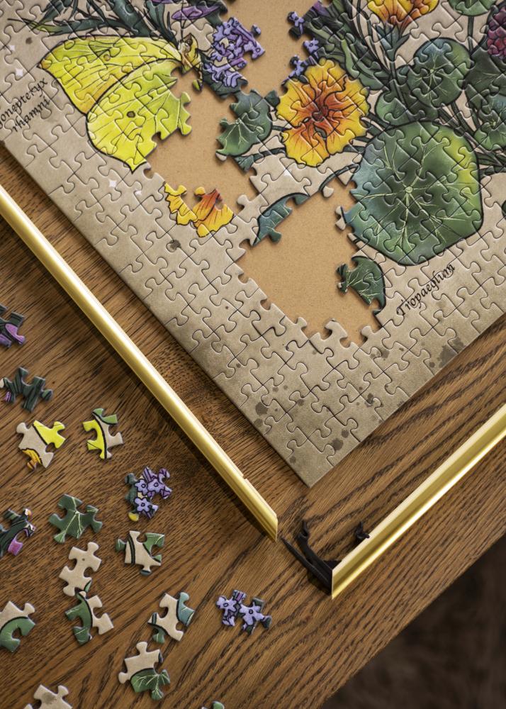 Innova Puzzle-Rahmen Gold 50x70 cm