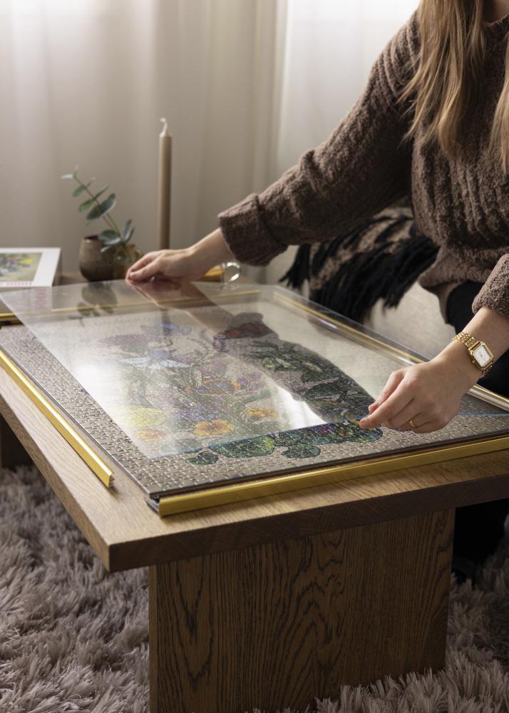 Innova Puzzle-Rahmen Gold 50x70 cm