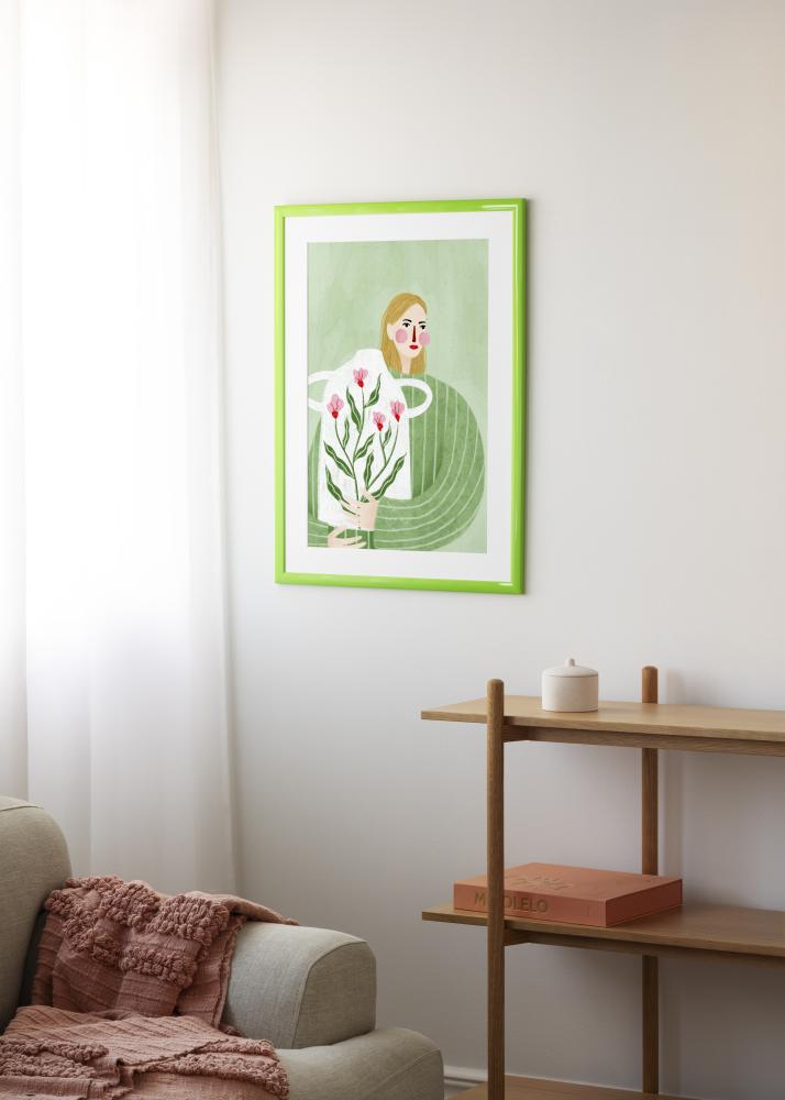 Jämtlands Ramfabrik Rahmen Dorset Acrylglas Hellgrün 21x29,7 cm (A4)