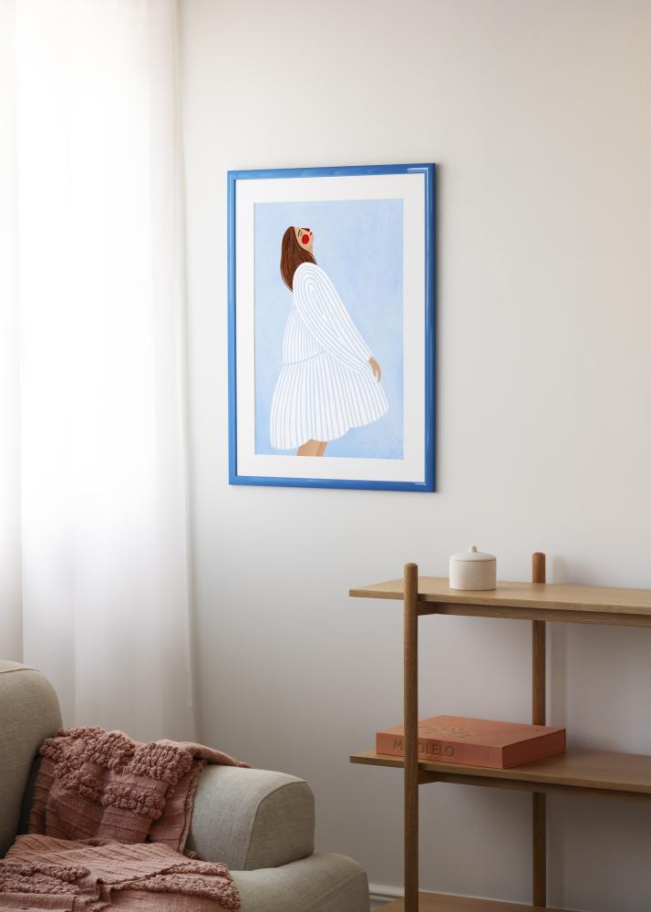 Jämtlands Ramfabrik Rahmen Dorset Acrylglas Blau 21x29,7 cm (A4)