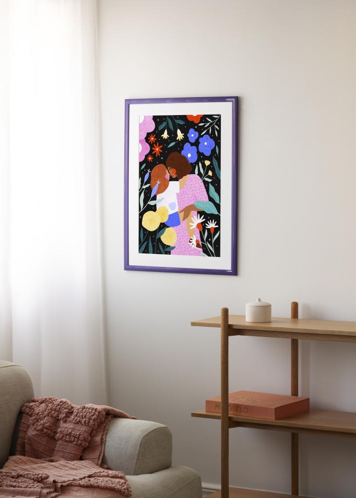 Jämtlands Ramfabrik Rahmen Dorset Acrylglas Lila 42x59,4 cm (A2)