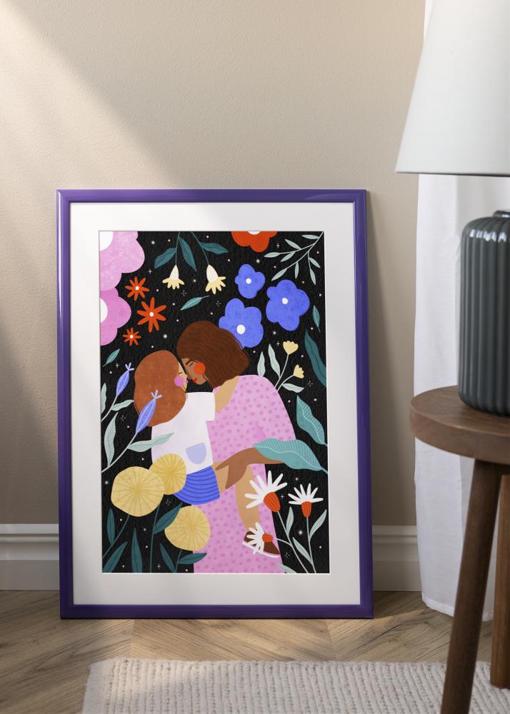 Jämtlands Ramfabrik Rahmen Dorset Acrylglas Lila 42x59,4 cm (A2)