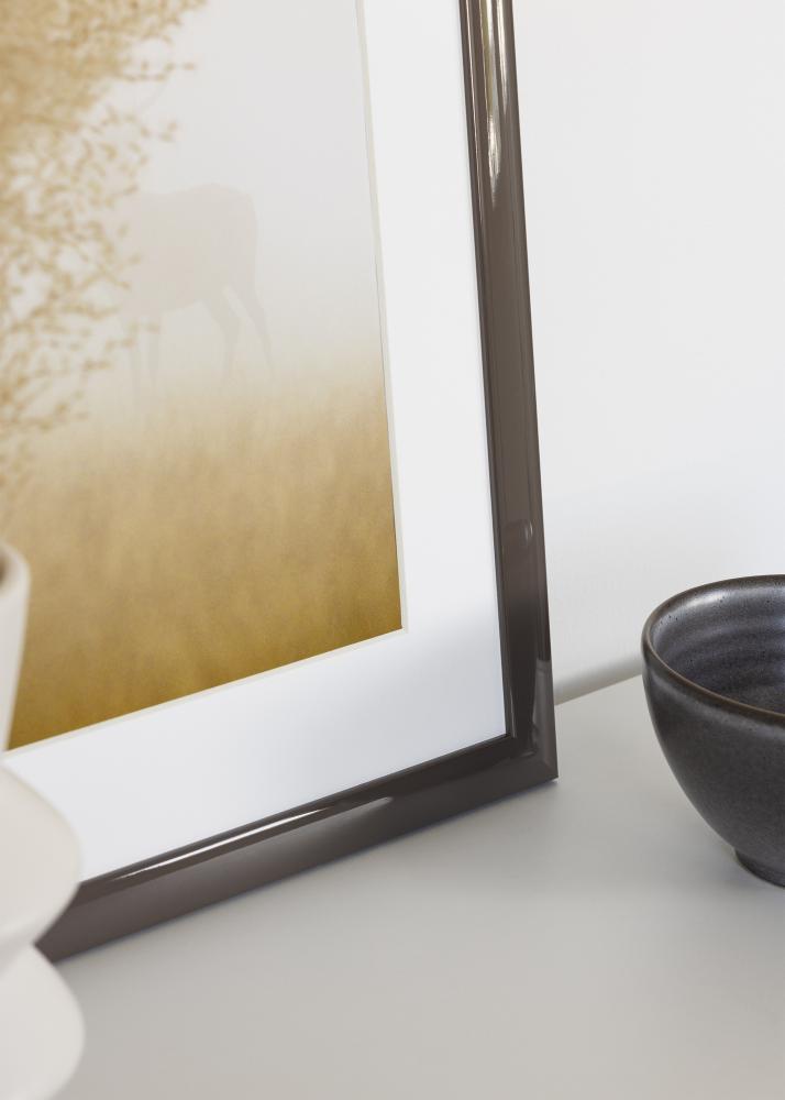 Jämtlands Ramfabrik Rahmen Dorset Acrylglas Dunkelgrau 21x29,7 cm (A4)