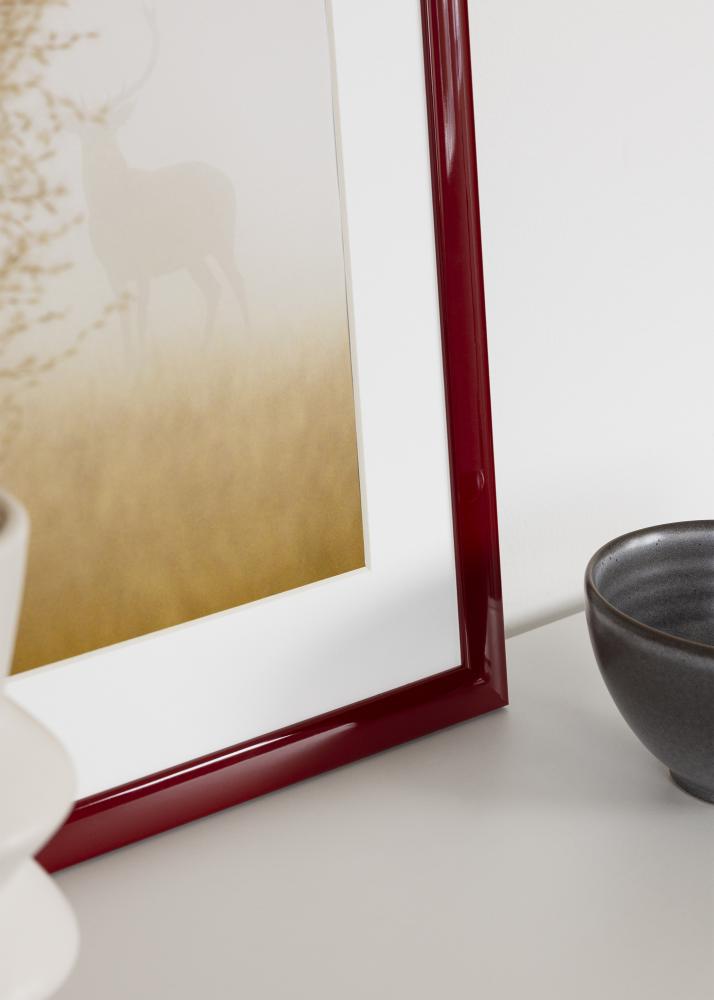 Jämtlands Ramfabrik Rahmen Dorset Acrylglas Dunkelrot 21x29,7 cm (A4)