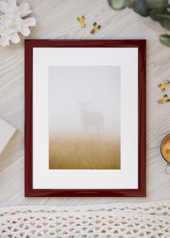 Jämtlands Ramfabrik Rahmen Dorset Acrylglas Dunkelrot 21x29,7 cm (A4)