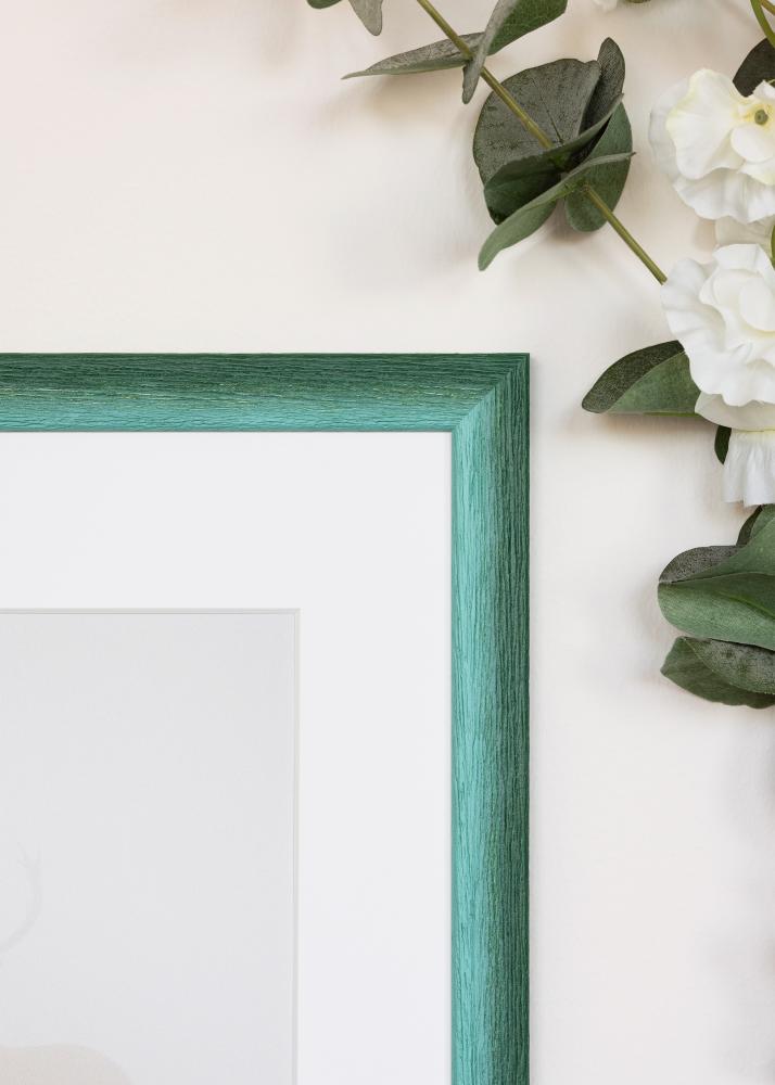 Jämtlands Ramfabrik Rahmen Cornwall Acrylglas Dunkelgrün 40x50 cm