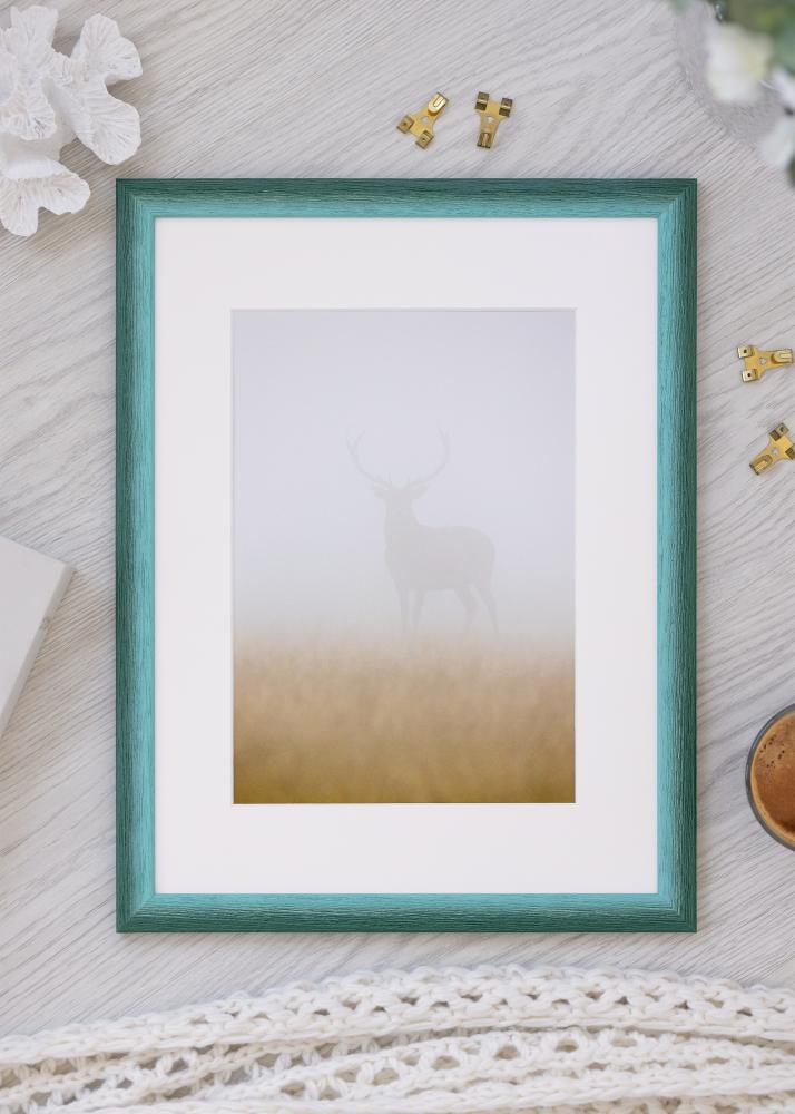 Jämtlands Ramfabrik Rahmen Cornwall Acrylglas Dunkelgrün 40x50 cm