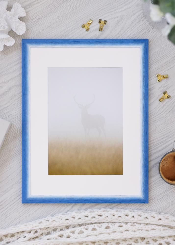 Jämtlands Ramfabrik Rahmen Cornwall Acrylglas Blau 40x50 cm