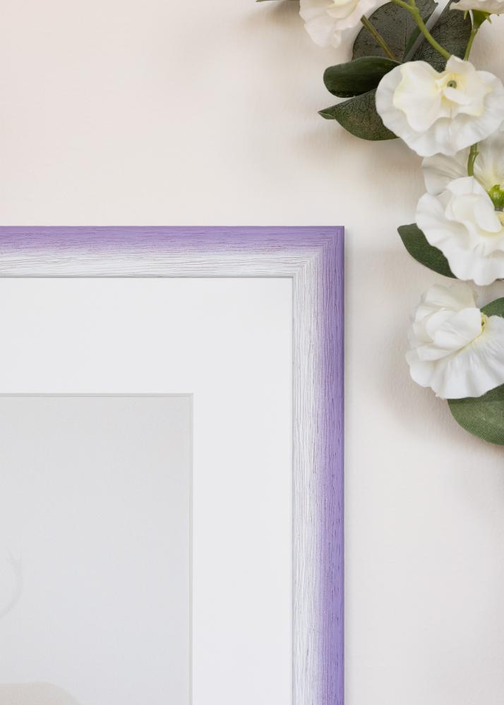 Jämtlands Ramfabrik Rahmen Cornwall Acrylglas Helllila 40x50 cm