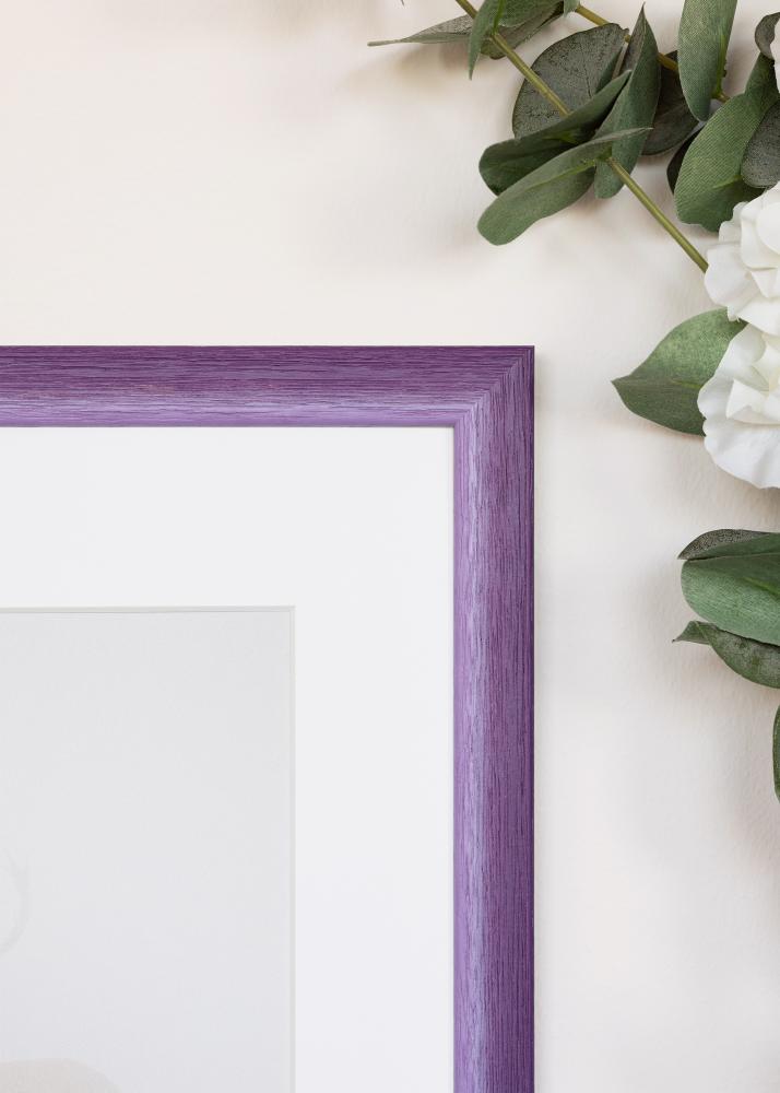 Jämtlands Ramfabrik Rahmen Cornwall Acrylglas Lila 40x50 cm