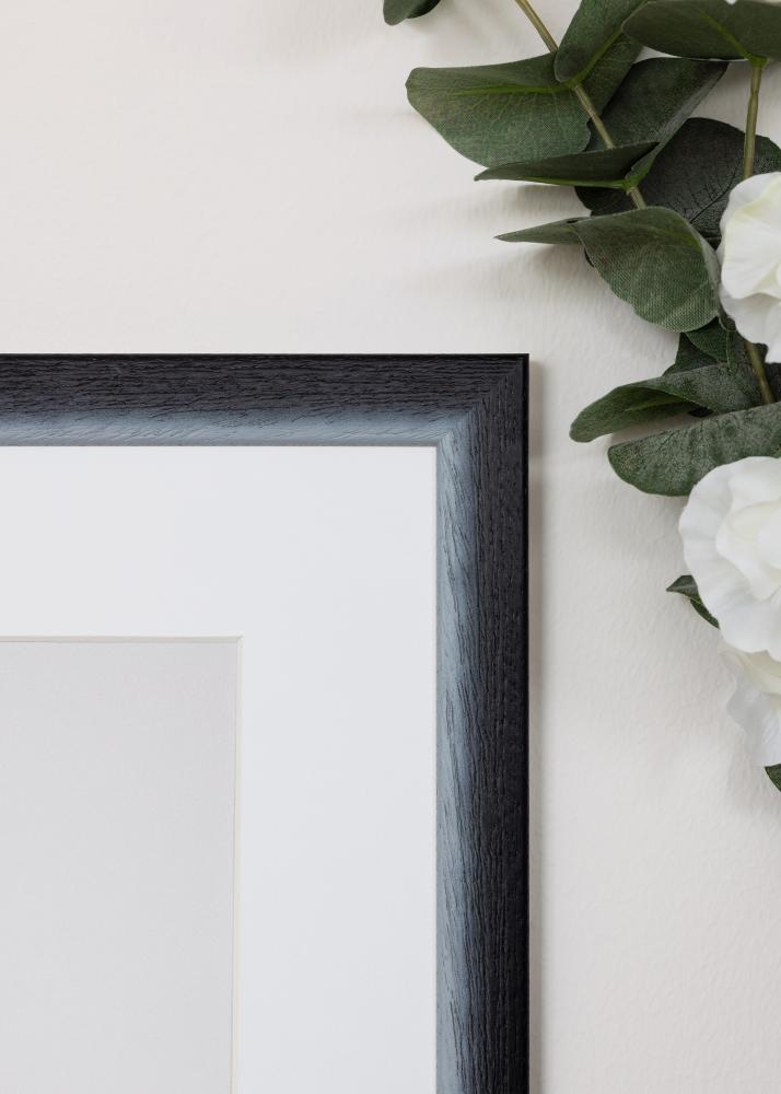 Jämtlands Ramfabrik Rahmen Cornwall Acrylglas Schwarz 70x100 cm