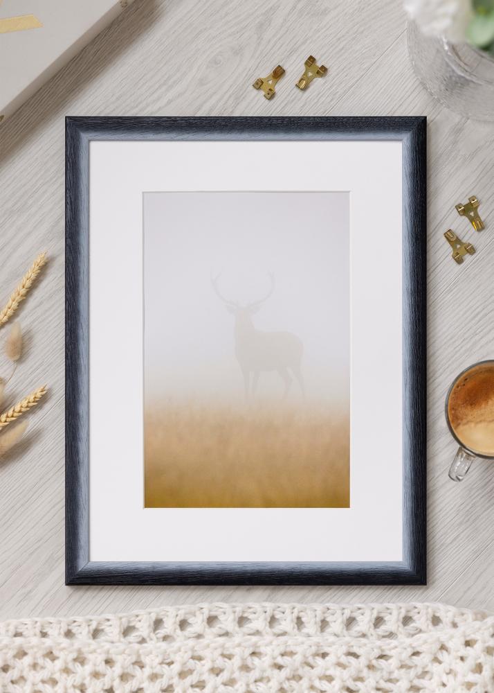 Jämtlands Ramfabrik Rahmen Cornwall Acrylglas Schwarz 70x100 cm