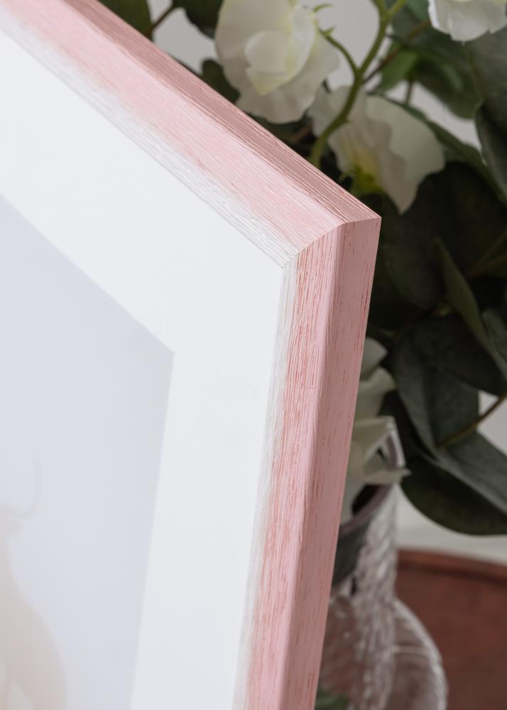 Jämtlands Ramfabrik Rahmen Cornwall Acrylglas Rosa 40x50 cm