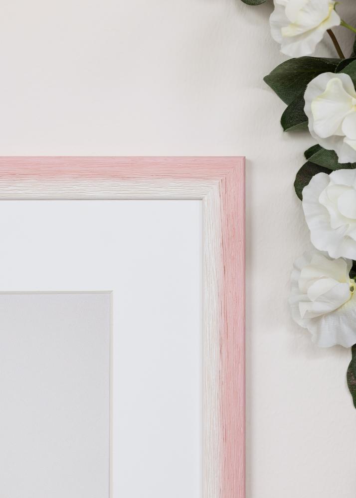 Jämtlands Ramfabrik Rahmen Cornwall Acrylglas Rosa 40x50 cm
