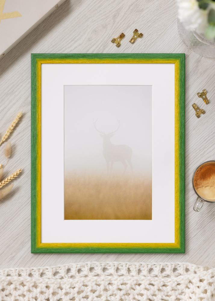 Jämtlands Ramfabrik Rahmen Cornwall Acrylglas Grün 30x30 cm