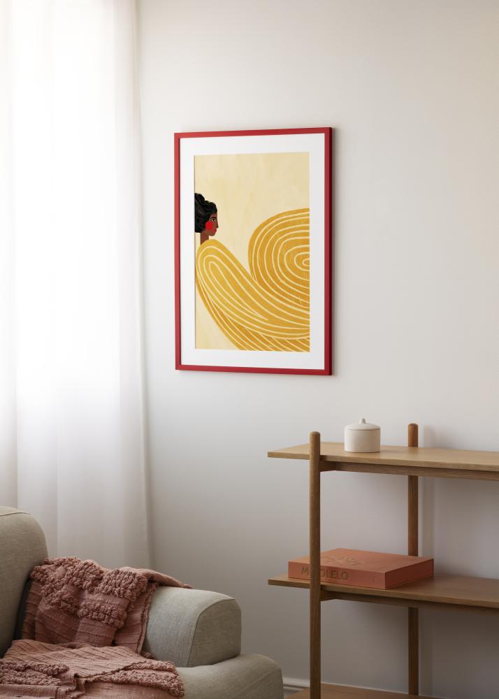 Jämtlands Ramfabrik Rahmen Kent Acrylglas Rot 29,7x42 cm (A3)