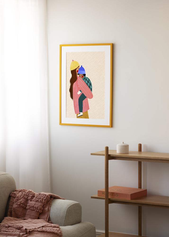 Jämtlands Ramfabrik Rahmen Kent Acrylglas Gold 21x29,7 cm (A4)