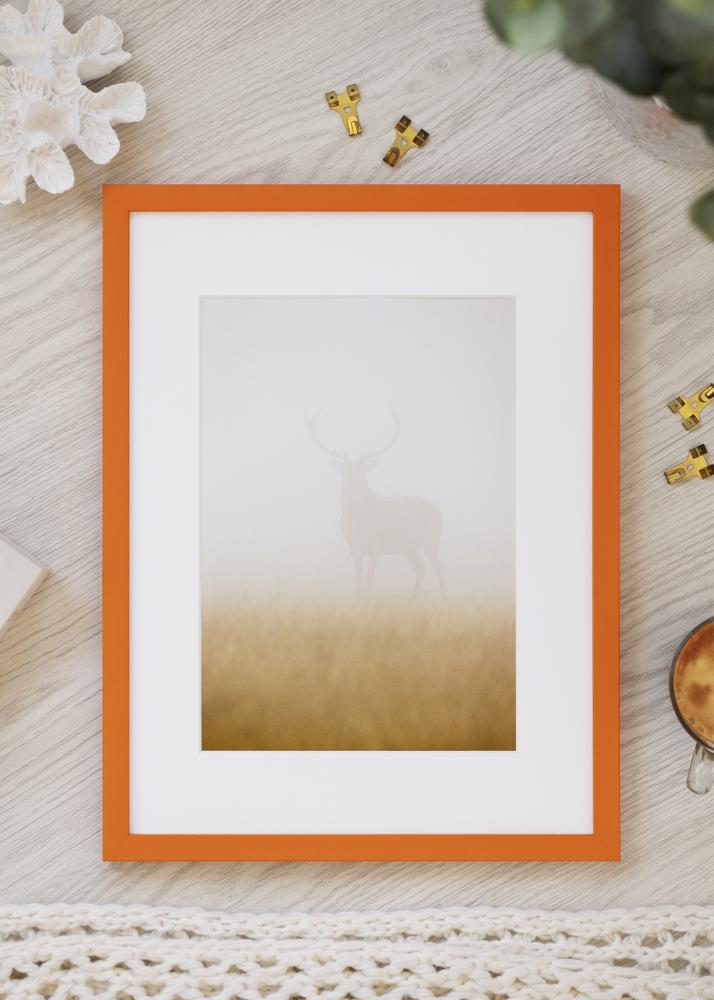 Jämtlands Ramfabrik Rahmen Kent Acrylglas Orange 30x30 cm