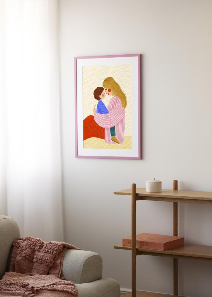 Jämtlands Ramfabrik Rahmen Kent Acrylglas Rosa 21x29,7 cm (A4)